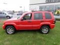 2004 Flame Red Jeep Liberty Limited 4x4  photo #7