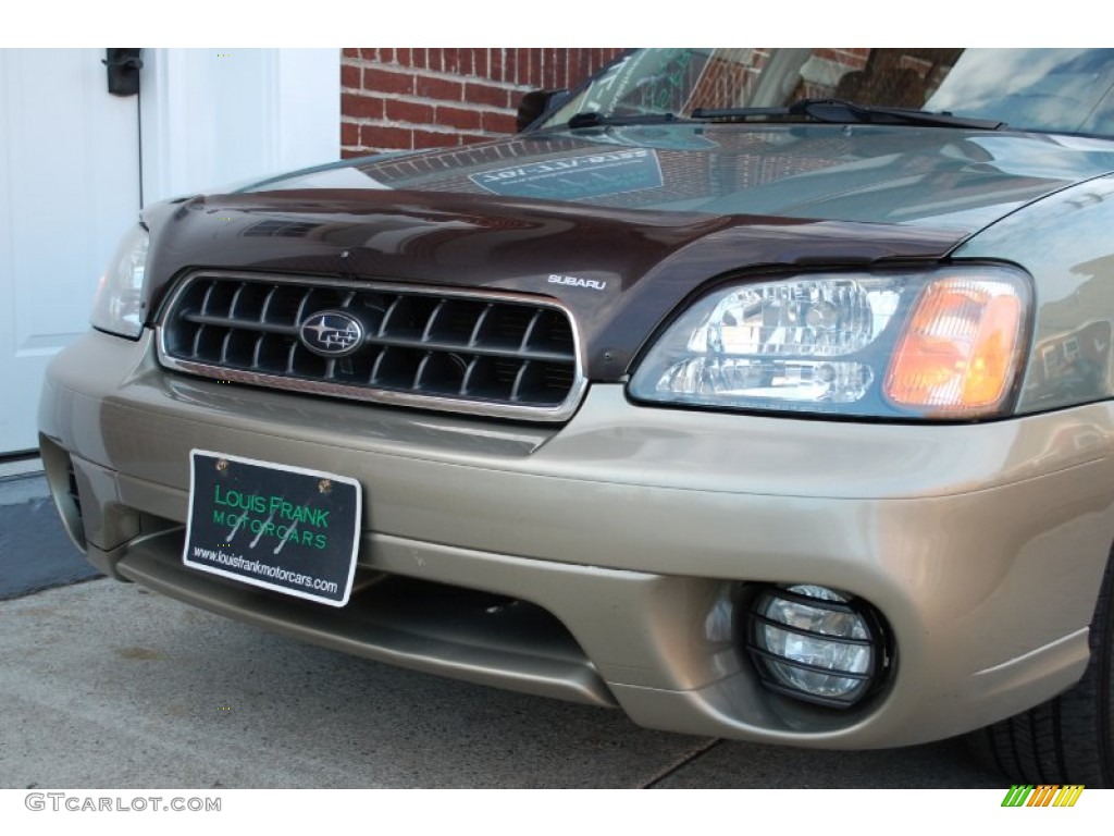 2004 Outback Wagon - Seamist Green Pearl / Beige photo #17