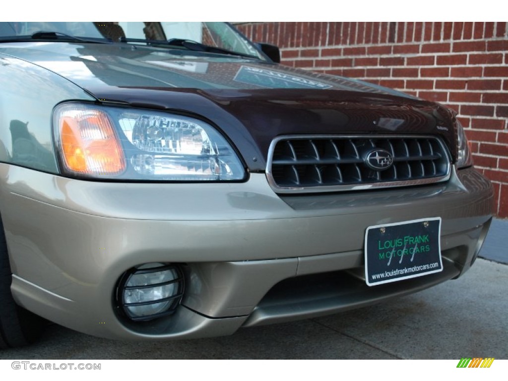 2004 Outback Wagon - Seamist Green Pearl / Beige photo #19