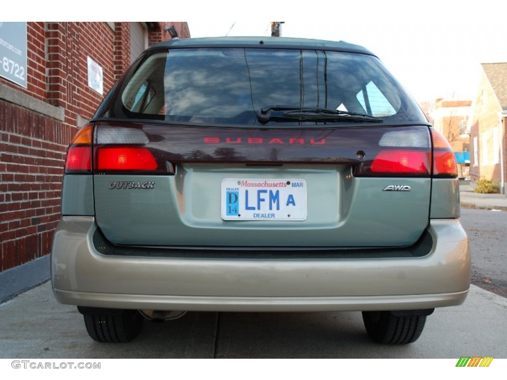 2004 Outback Wagon - Seamist Green Pearl / Beige photo #21