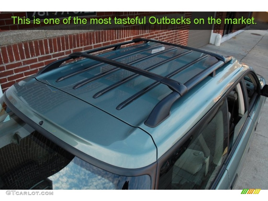 2004 Outback Wagon - Seamist Green Pearl / Beige photo #34