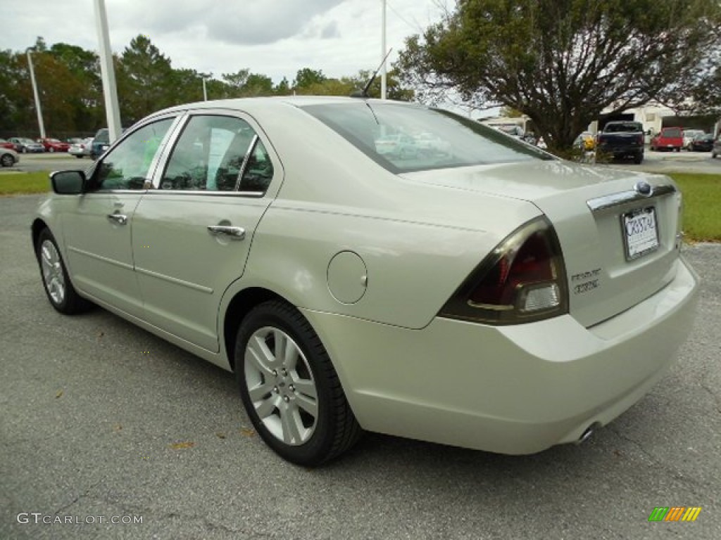 2008 Fusion SEL V6 - Light Sage Metallic / Medium Light Stone photo #3