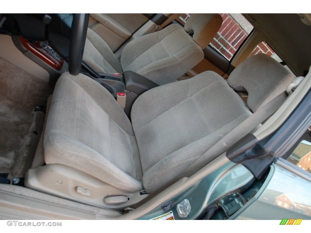 2004 Outback Wagon - Seamist Green Pearl / Beige photo #42