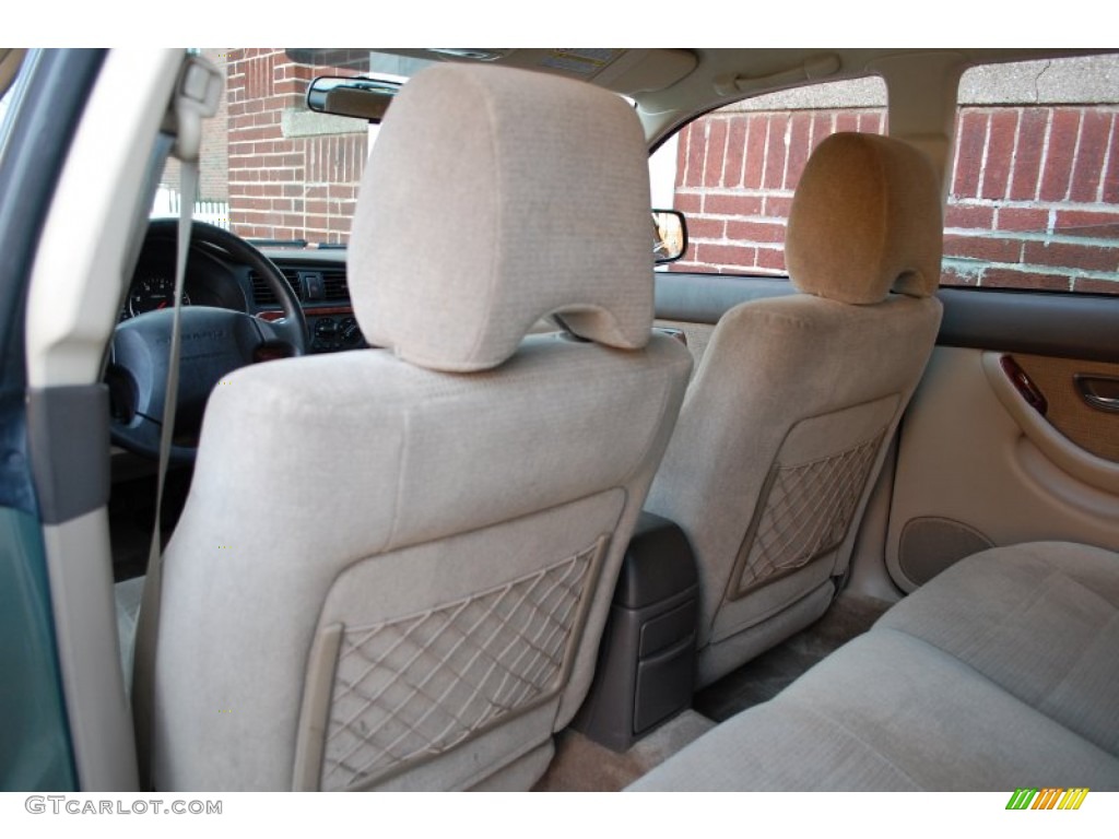 2004 Outback Wagon - Seamist Green Pearl / Beige photo #44
