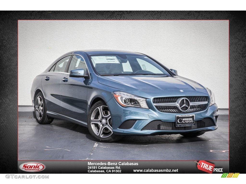 2014 CLA 250 - Universe Blue Metallic / Black photo #1