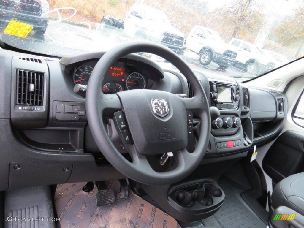 2014 Ram ProMaster 2500 Cargo High Roof Gray Dashboard Photo #88447998
