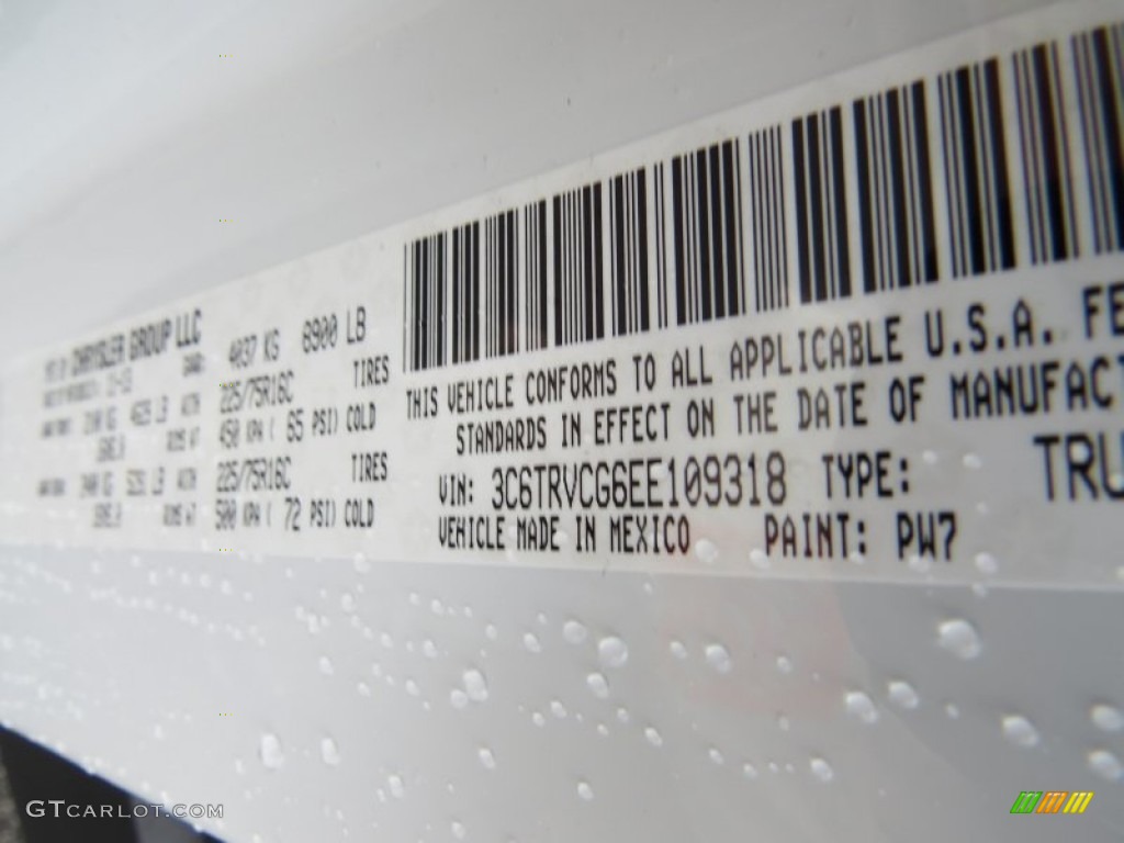 2014 ProMaster Color Code PW7 for Bright White Photo #88448064