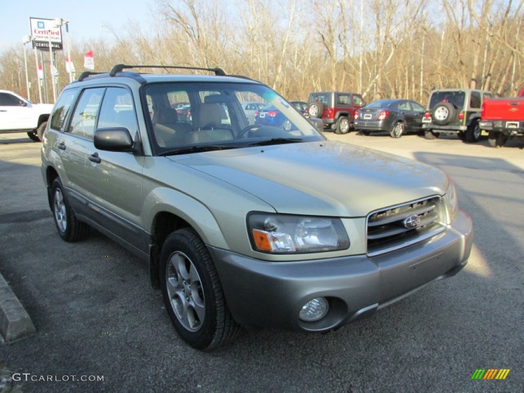 Sierra Gold Metallic 2004 Subaru Forester 2.5 XS Exterior Photo #88448484