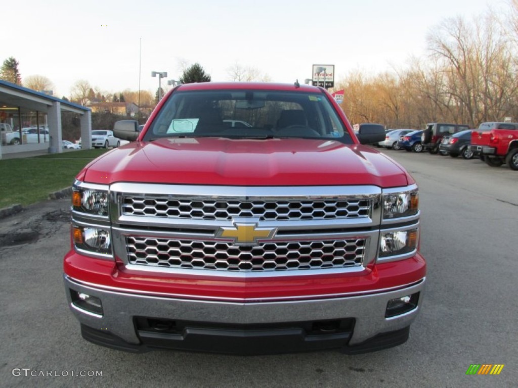 2014 Silverado 1500 LT Double Cab 4x4 - Victory Red / Jet Black photo #10