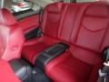 2012 Infiniti G Monaco Red Interior Rear Seat Photo