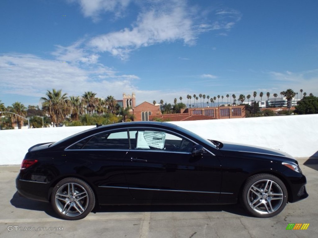 2014 E 350 Coupe - Black / Black photo #3