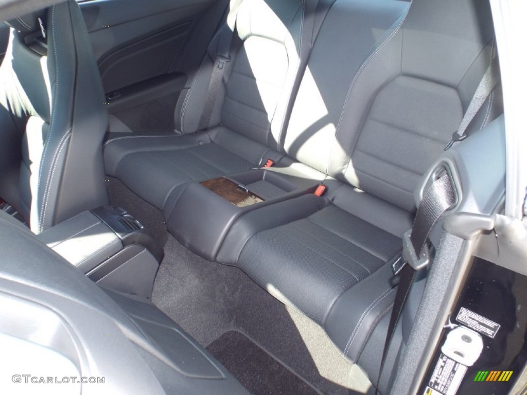 2014 E 350 Coupe - Black / Black photo #8