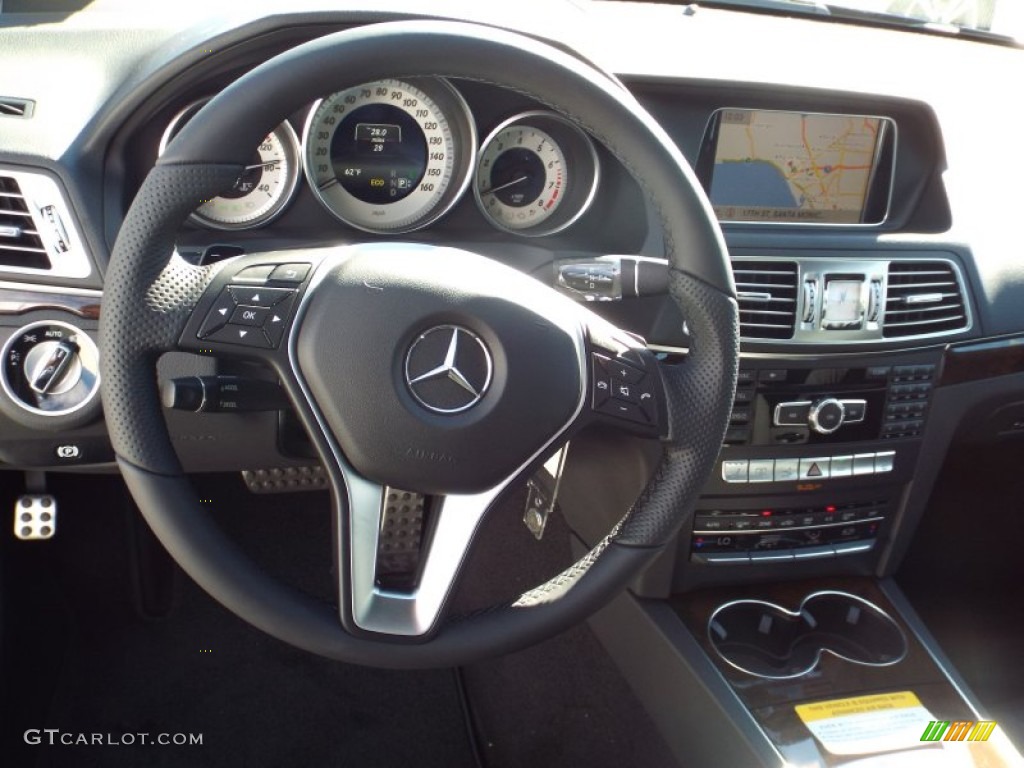2014 E 350 Coupe - Black / Black photo #9