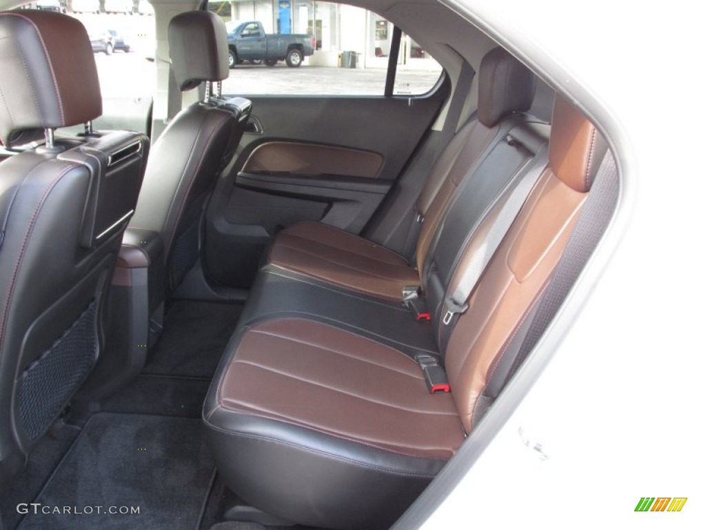 2010 Equinox LTZ AWD - Summit White / Jet Black/Brownstone photo #32