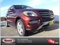 2014 Cinnabar Red Metallic Mercedes-Benz ML 350 4Matic  photo #1