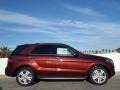 2014 Cinnabar Red Metallic Mercedes-Benz ML 350 4Matic  photo #3