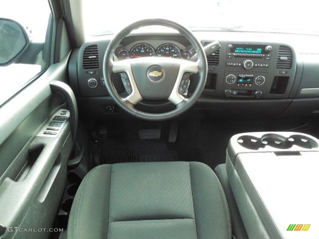 2012 Silverado 1500 LT Crew Cab - Blue Granite Metallic / Ebony photo #6