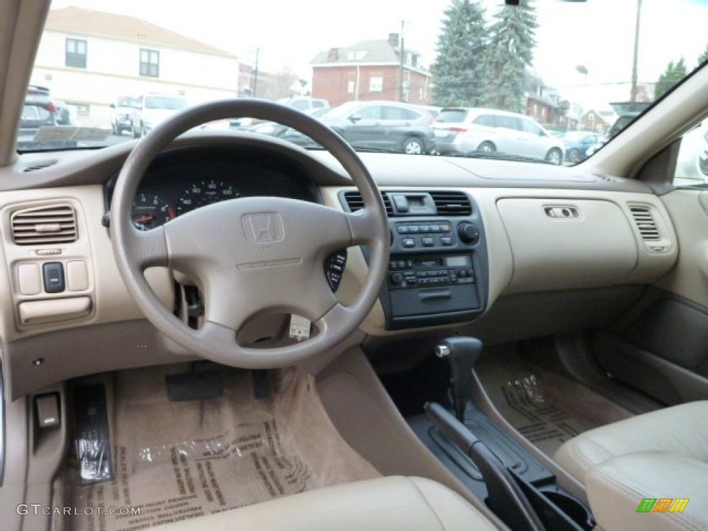 1999 Accord LX Sedan - Taffeta White / Tan photo #6