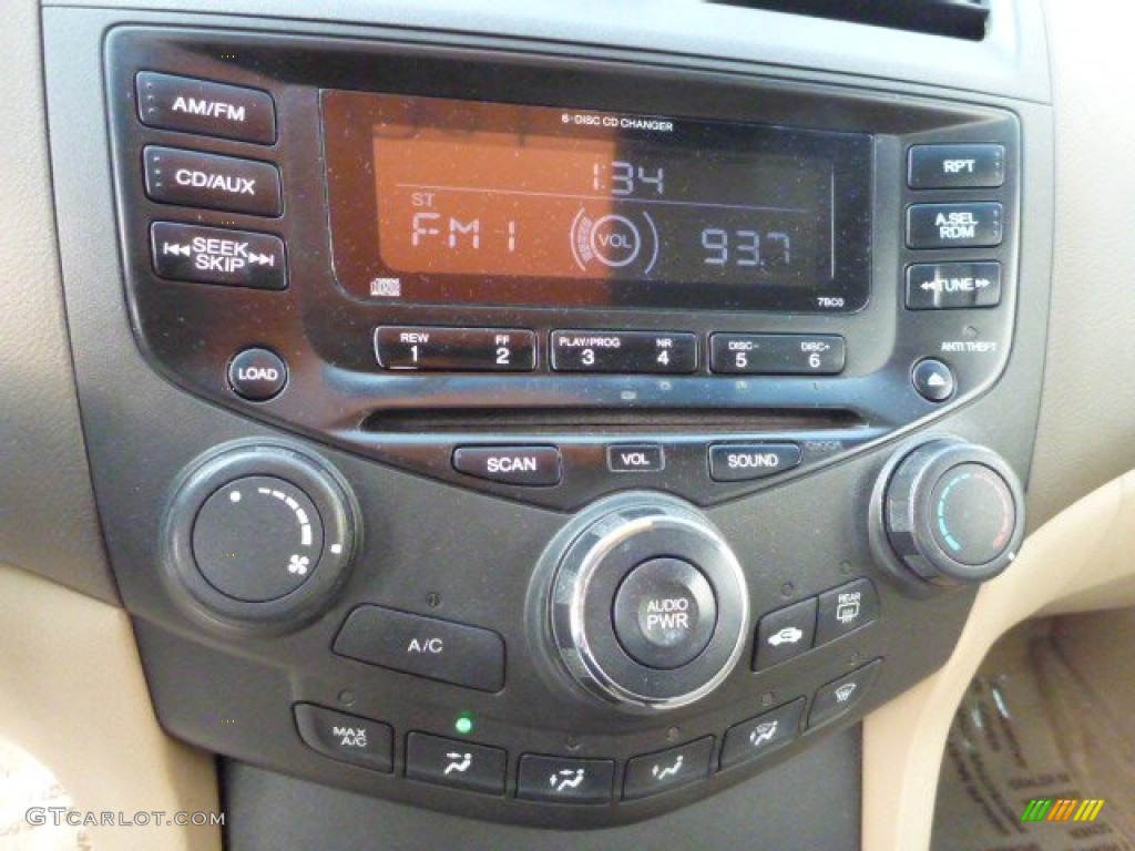 2004 Honda Accord LX V6 Sedan Controls Photos