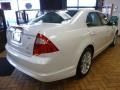 2012 White Platinum Tri-Coat Ford Fusion SEL V6  photo #2