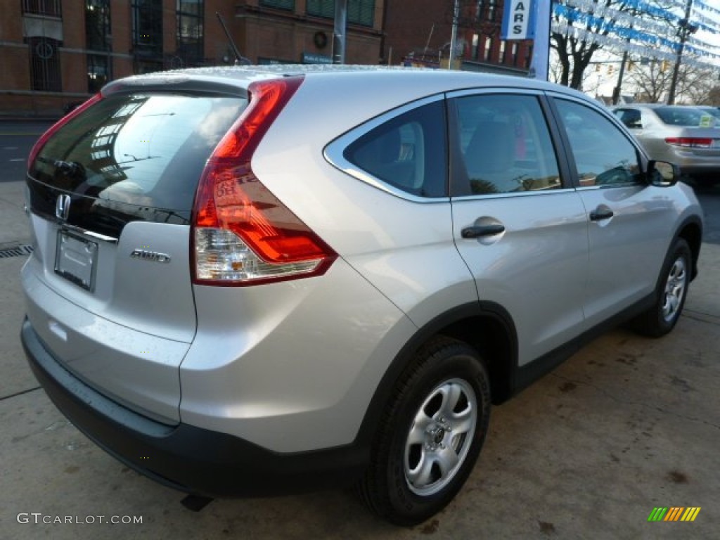 2014 CR-V LX AWD - Alabaster Silver Metallic / Gray photo #5