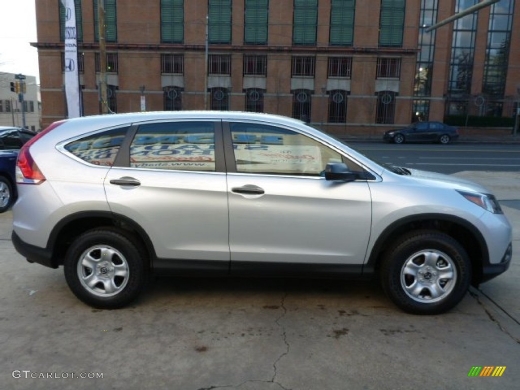 2014 CR-V LX AWD - Alabaster Silver Metallic / Gray photo #6