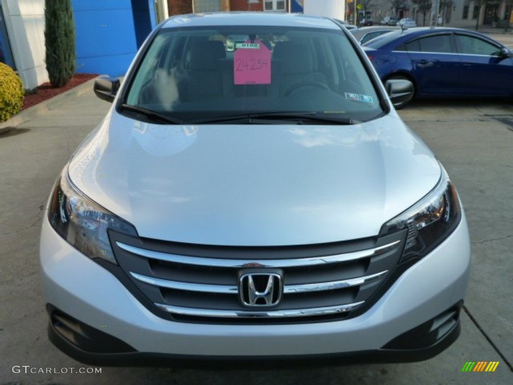 2014 CR-V LX AWD - Alabaster Silver Metallic / Gray photo #10