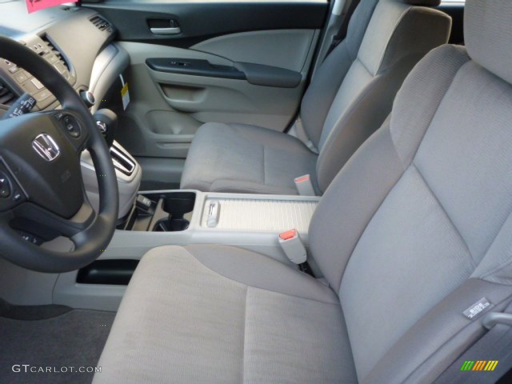 2014 CR-V LX AWD - Alabaster Silver Metallic / Gray photo #12