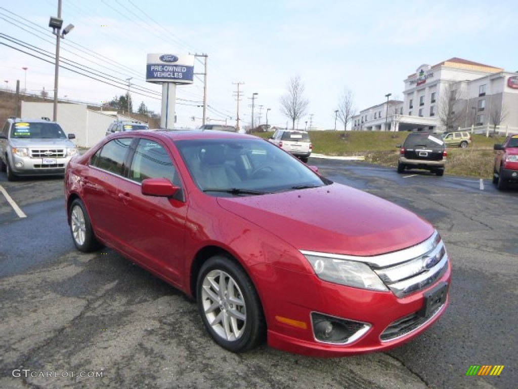 Red Candy Metallic Ford Fusion