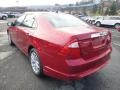 2012 Red Candy Metallic Ford Fusion SEL V6 AWD  photo #4