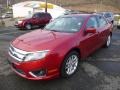 2012 Red Candy Metallic Ford Fusion SEL V6 AWD  photo #5