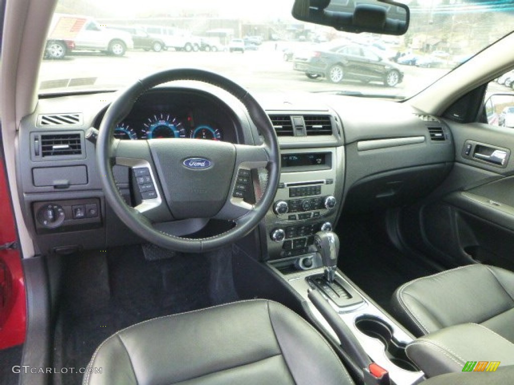 2012 Fusion SEL V6 AWD - Red Candy Metallic / Charcoal Black photo #10