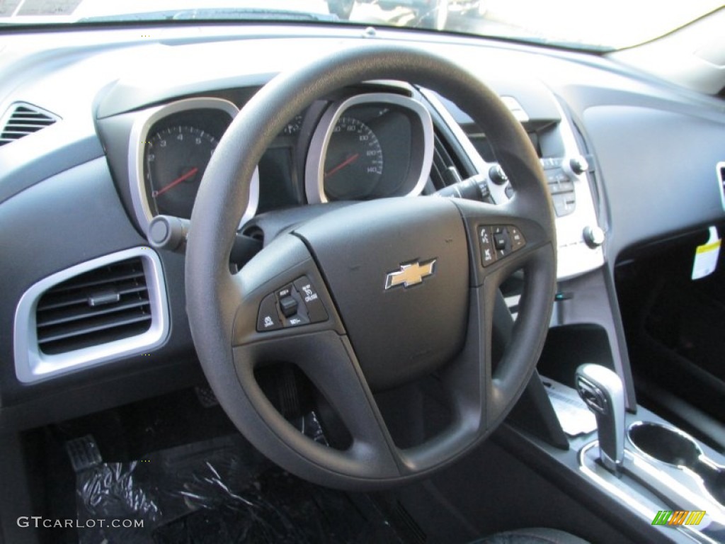 2014 Equinox LS AWD - Atlantis Blue Metallic / Jet Black photo #14