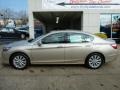 2014 Champagne Frost Pearl Honda Accord EX-L V6 Sedan  photo #2