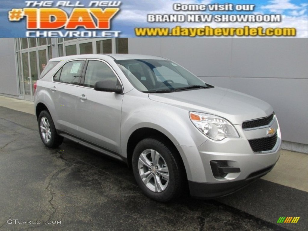 2014 Equinox LS - Silver Ice Metallic / Jet Black photo #1