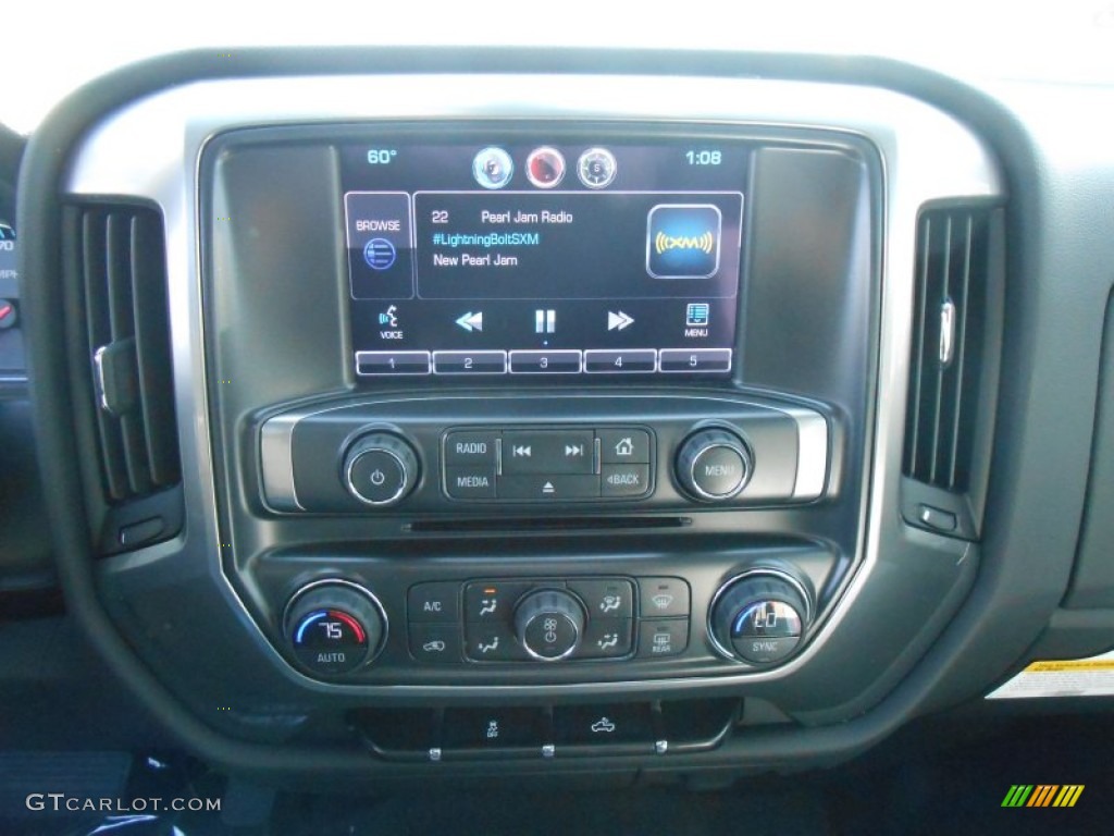 2014 Silverado 1500 LT Double Cab 4x4 - Black / Jet Black/Dark Ash photo #10