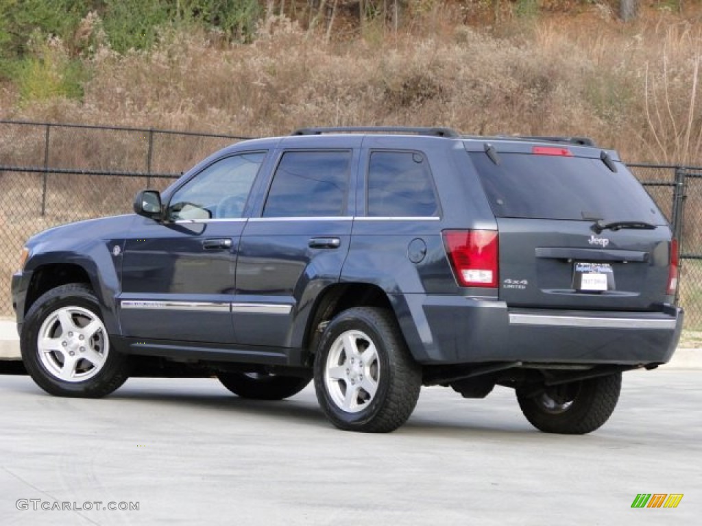 2007 Grand Cherokee Limited 4x4 - Steel Blue Metallic / Medium Slate Gray photo #4