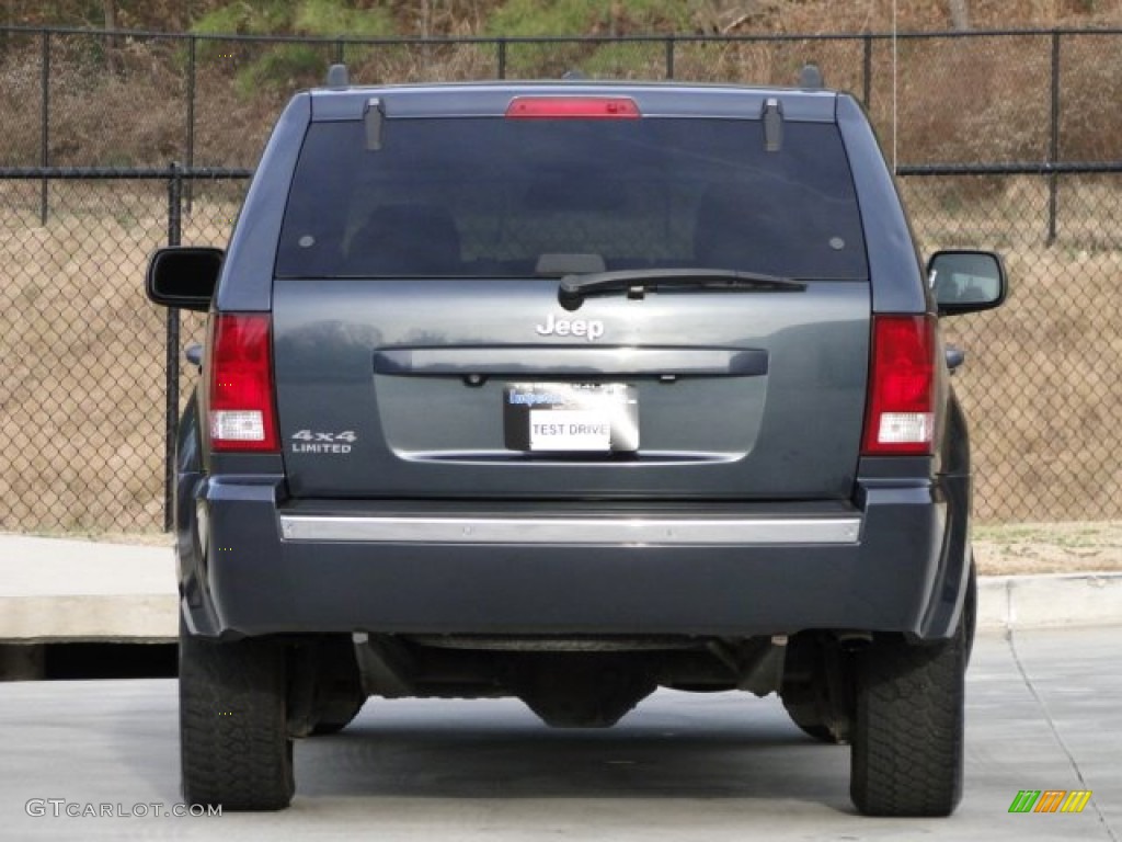2007 Grand Cherokee Limited 4x4 - Steel Blue Metallic / Medium Slate Gray photo #7