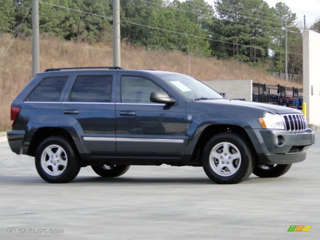 2007 Grand Cherokee Limited 4x4 - Steel Blue Metallic / Medium Slate Gray photo #9