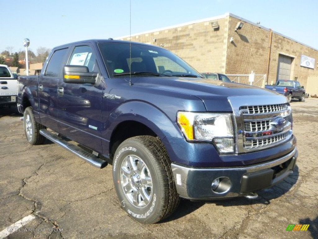 2013 Blue Jeans Metallic Ford F150 XLT SuperCrew 4x4 88442845