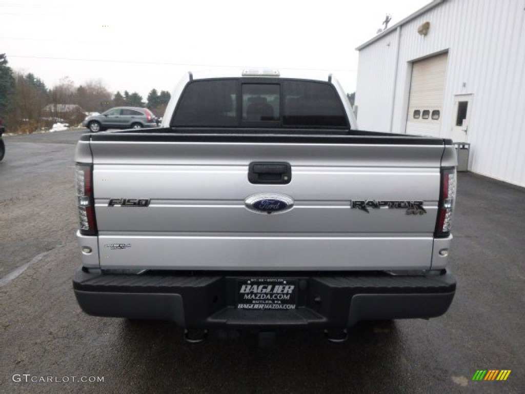 2011 F150 SVT Raptor SuperCab 4x4 - Ingot Silver Metallic / Raptor Black photo #7