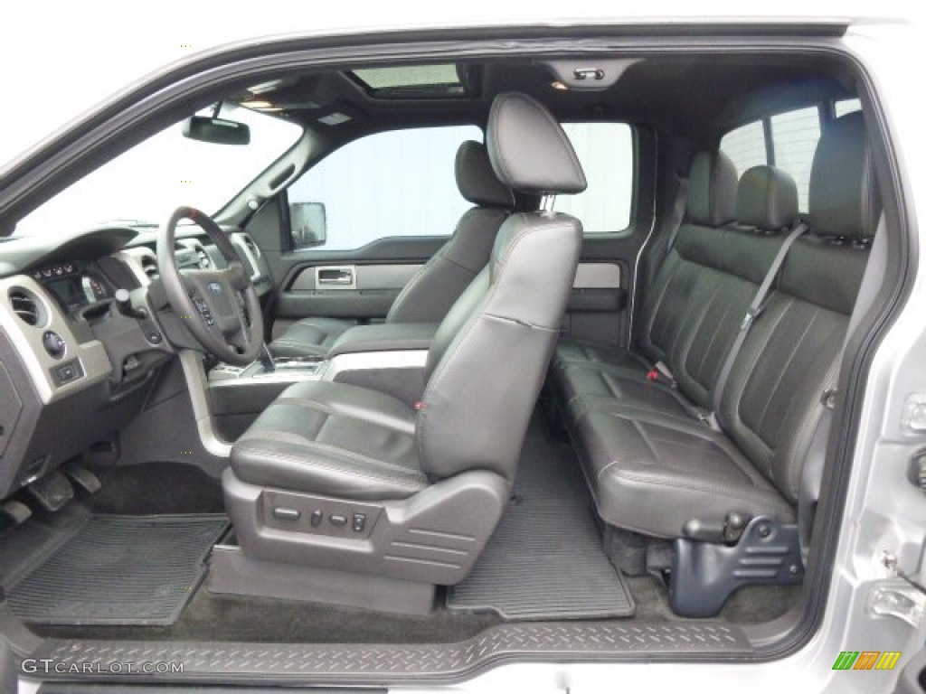 Raptor Black Interior 2011 Ford F150 SVT Raptor SuperCab 4x4 Photo #88458183