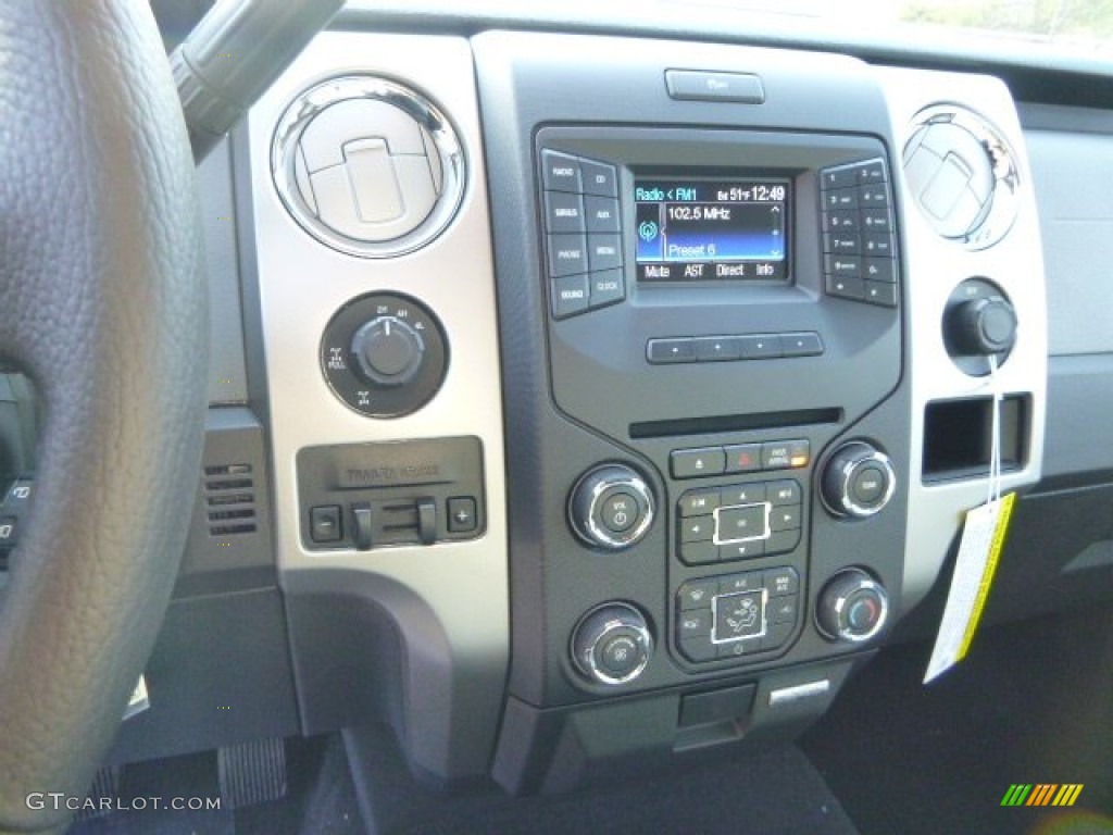 2013 F150 XLT SuperCab 4x4 - Ruby Red Metallic / Steel Gray photo #13