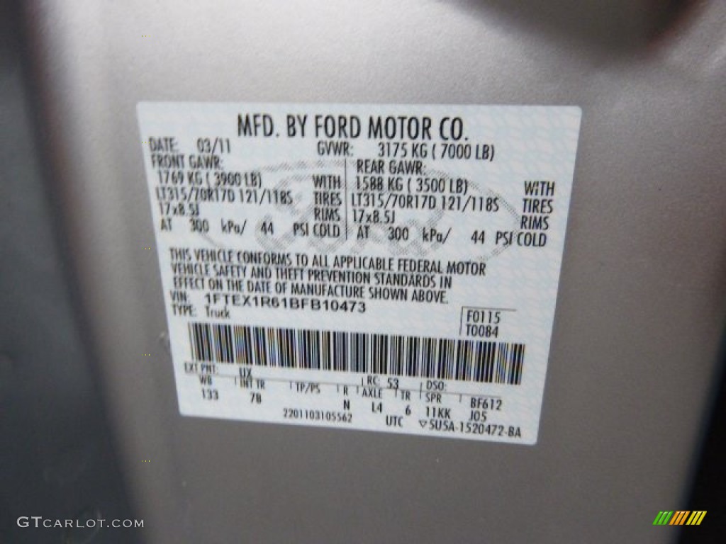 2011 F150 SVT Raptor SuperCab 4x4 - Ingot Silver Metallic / Raptor Black photo #25