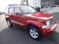 2010 Inferno Red Crystal Pearl Jeep Liberty Limited 4x4  photo #1