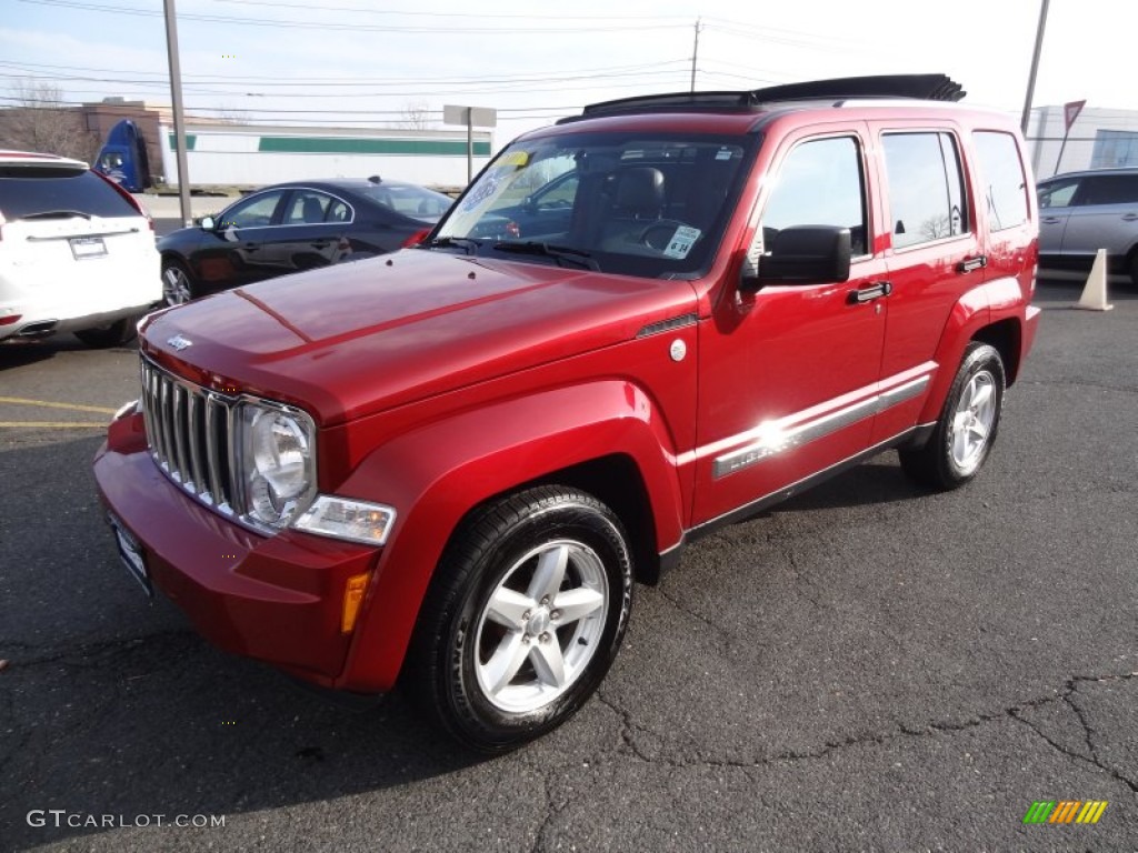 Inferno Red Crystal Pearl 2010 Jeep Liberty Limited 4x4 Exterior Photo #88458753
