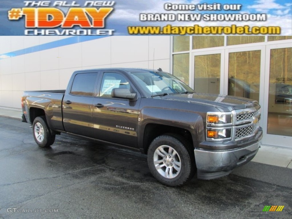 2014 Silverado 1500 LT Crew Cab 4x4 - Tungsten Metallic / Jet Black photo #1