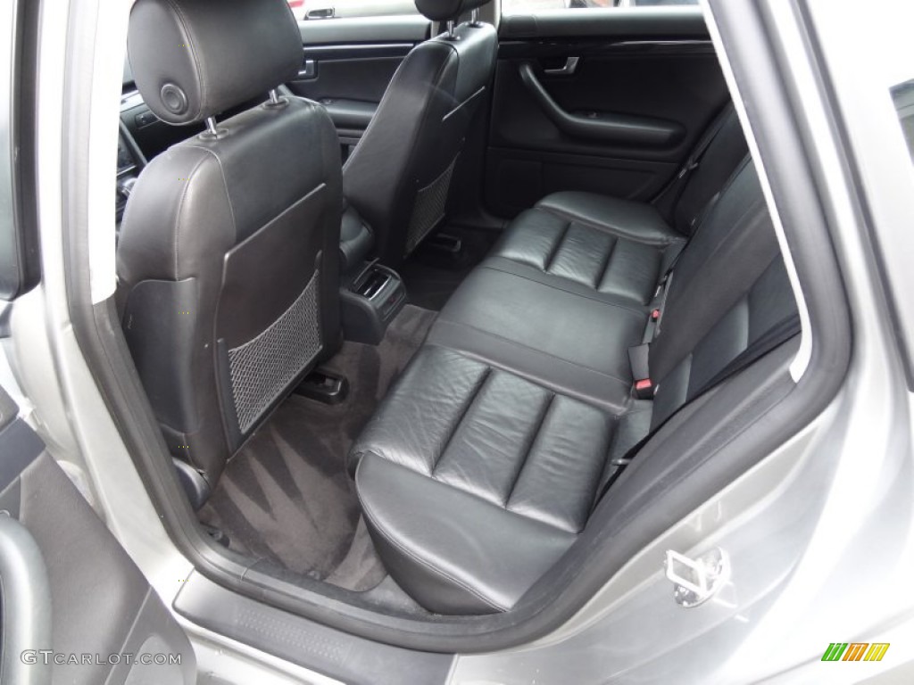 Ebony Interior 2004 Audi A4 1.8T quattro Avant Photo #88459383