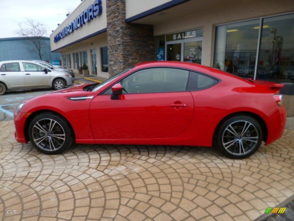 2013 BRZ Limited - Lightning Red / Black Leather/Alcantara photo #8