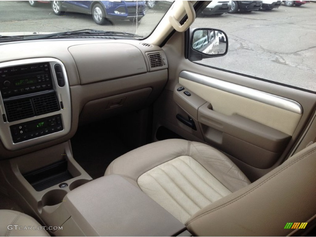 2005 Mountaineer V8 Premier AWD - Ivory Parchment Tri-Coat / Medium Dark Parchment photo #12